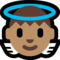 Baby Angel - Medium emoji on Microsoft